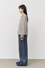 Peace Argyle Collar Cardigan
