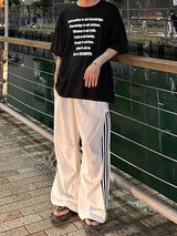 ビッグレタリングオーバーTシャツ