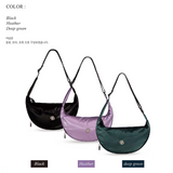 SOFT GLOSSY CROSS BAG_HEATHER