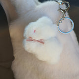 Bunny Popo Doll Keyring (ivory)