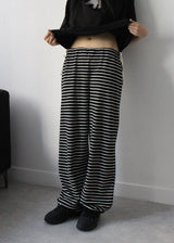 TERRY STRIPE PANTS