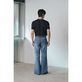 [Muscle fit] クールカーブハーフTシャツ(ブラック)