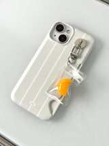 Apple Green Stripe Card Hard Case