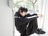 [DOJINOI] DRAFT CROP WINDBREAKER BLACK