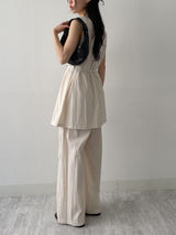 Raschel Nylon Wrap Wide Pants