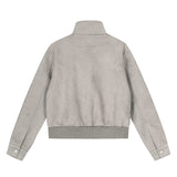 [For Spring] Sage Belted Suede Jacket