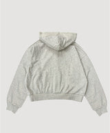 KNIT LAYERED HOODIE