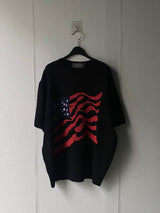 USA ラウンドショートスリーブニット３