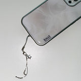 [MADE] VINTAGE FRILL PHONE CASE (epoxy silver bumper)