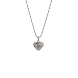 Mint heart neckalce