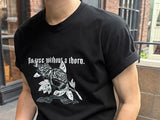 3 TAP ローズシルケット半袖Tシャツ (2color)