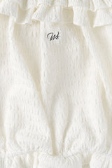 ピュアフリルブラウス_ivory
