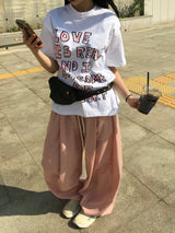クレヨンキッシュレタリング半袖Tシャツ (2c)