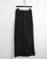 Weba Nylon Pintuck Banding Long Wide Pants