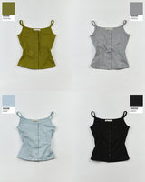 [ORIGINAL] Bonnet Button Sleeveless