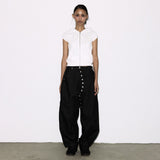 HOTFIX PUFF SLEEVE HOOD ZIP-UP (IVORY) F26QB151