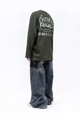 BBD ラスカルロングTシャツ (カーキ)