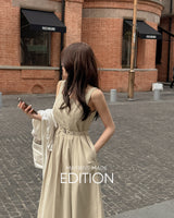 [MADE] Joen belt long dress