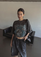 コーストピグメントボックス半袖Tシャツ