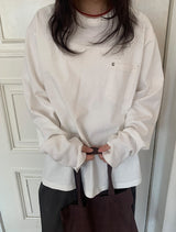 キュロポケットウォーマーオーバー長袖Tシャツ