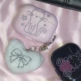 [MADE] twinkle twinkle airpods case (pink cat)