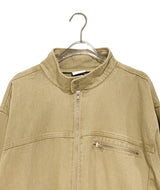 [unisex] Leare Two-Button Washing High-Neck Zip-Up Jacket