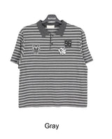 Tony Wappen Stripe Collar Tee