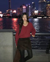 Work Corduroy Pocket Skort Pants
