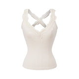 Alessa Lace Cross Camisole
