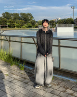 Smoky Washed Wide Sweatpants