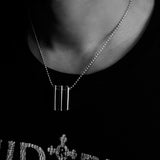 [ORDER MADE] 3シルバーバーネックレス