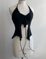 General Shirring Strap Top (Black)