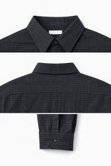 Mini Check Oversized Shirt (S, M, L / 3colors)