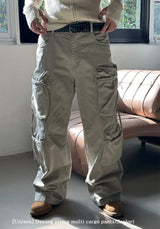 [Unisex] Dyeing string multi cargo pants(3color)