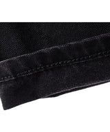 LB ウォッシュド オックスフォード カーペンターパンツ (Black)