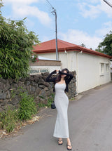 [MADE] All-in-One Striped Long Dress