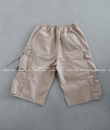 [UNISEX] バミューダカーゴワイドパンツ