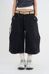 Ocean Pintuck Bermuda Pants