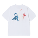 25SS FRENCH SCRIPT LOGO SHORT SLEEVE T-SHIRT WHITE