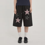 Star Applique Bermuda Sweat Pants