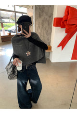 Trend Belt Wide Bootcut Denim Pants