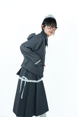 bigribbon jacket(gray)