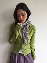 Chlory Flower Button Cardigan (4color)