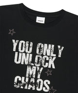 アンロッククロップTシャツ_ブラック