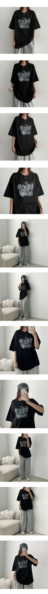 Aldert Smoke Short Sleeve T-shirt