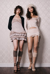 Lace garter top