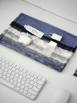 nature desk rug - blue pado
