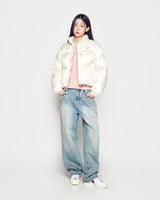 25FW WOMAN デタッチャブルクロップダックダウンジャケット