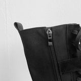 Ned Buckle Suede Middle Boots