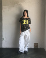 スキャット2wayバンドワイドパンツ